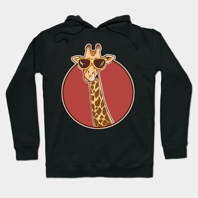 Giraffe Giraffes Wildlife Gift Hoodie by Linco